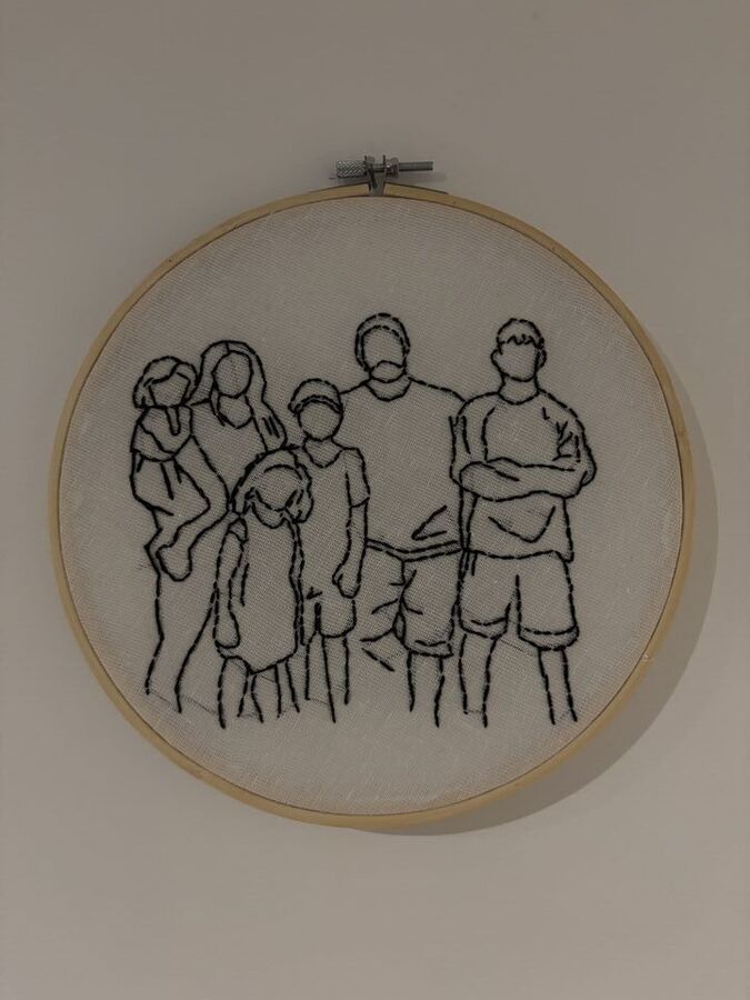 Hand Embroidery Portrait